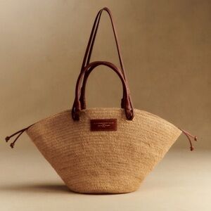 SEZANE | Justine Basket Bag (Natural Raffia)